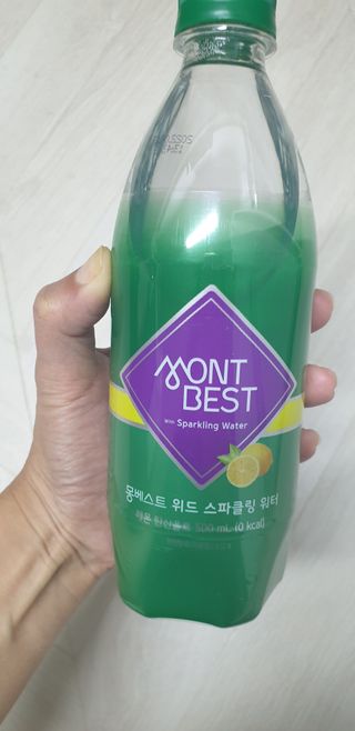 몽베스트 Montbest with Sparkling water Lemon OR Lime 20병(랜덤) — 5점을 준 리뷰어가 2021년 10월 올린 사용 사진