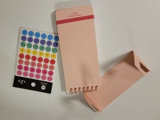 리훈 언더모니터 위클리 플래너 + 다정한 스티커 8mm 원형 칼라 얼굴 표정 1장 — 5점을 준 리뷰어가 2022년 3월 올린 사용 사진