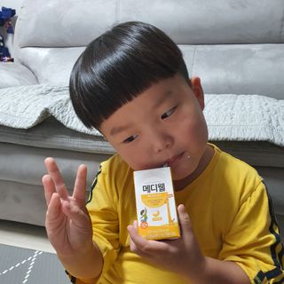 메디웰 페디아드링크 미니 바나나맛 — 5점을 준 리뷰어가 2022년 8월 올린 사용 사진