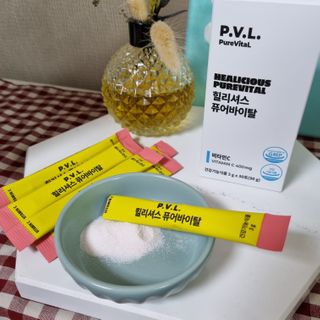 힐리셔스 퓨어바이탈 석류맛 — 4점을 준 리뷰어가 2021년 2월 올린 사용 사진