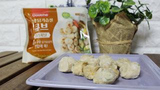 굽네몰 굽네 닭가슴살 큐브 3종 9팩 — 5점을 준 리뷰어가 2021년 12월 올린 사용 사진