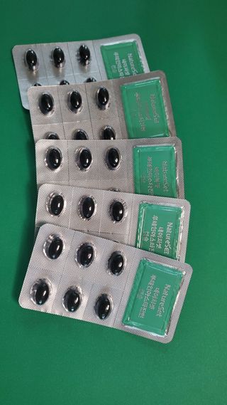 네이처셋 루테인 아스타잔틴 캡슐 1개월분 — 5점을 준 리뷰어가 2021년 7월 올린 사용 사진