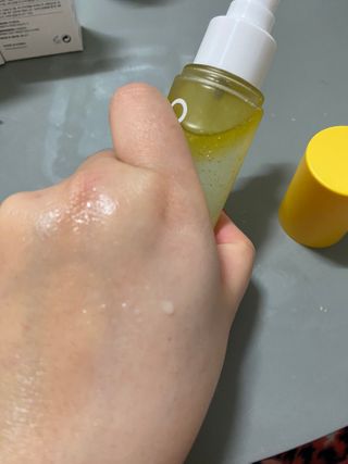 원데이즈유 프로 바이타 씨 브라이트닝 앰플 미스트 — 5점을 준 리뷰어가 2021년 2월 올린 사용 사진