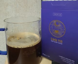 작심연구소 딥슬립커피 /  대마커피  (랜덤 증정) — 5점을 준 리뷰어가 2022년 5월 올린 사용 사진