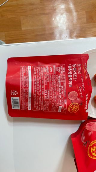 레드닥터 통째로 동결건조한 대추방울토마토 20g * 4봉 — 4점을 준 리뷰어가 2023년 8월 올린 사용 사진