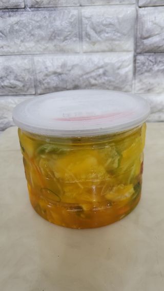 셰프애찬 단호박 백김치 1kg — 5점을 준 리뷰어가 2022년 10월 올린 사용 사진