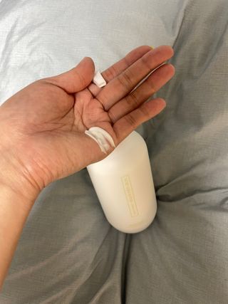 멈칫(MUMCHIT) 멈칫 단백질 퀵트리트먼트 — 4점을 준 리뷰어가 2021년 12월 올린 사용 사진