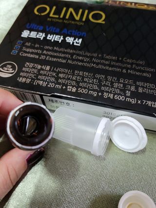 올리닉 울트라비타액션 — 5점을 준 리뷰어가 2021년 9월 올린 사용 사진