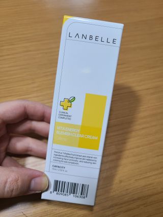 랑벨 비타 에너지 잡티 크림 75ml (피부 속 기미완화크림) — 5점을 준 리뷰어가 2022년 6월 올린 사용 사진