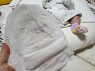 쿠잉 에어드라이  풀커버 팬티기저귀 (L/XL/XXL/XXXL) 1팩 — 5점을 준 리뷰어가 2023년 1월 올린 사용 사진