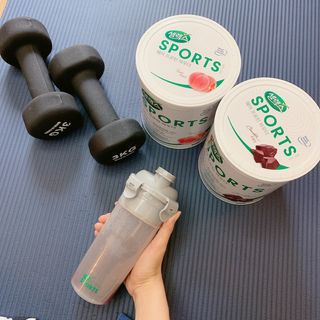 셀렉스스포츠 셀렉스 스포츠 웨이 프로틴 파우더 2종 + 텀블러 세트 — 4.5점을 준 리뷰어가 2021년 6월 올린 사용 사진