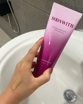 SOONWITH 바이오 내추럴 리프레싱 폼클렌징 — 4점을 준 리뷰어가 2021년 5월 올린 사용 사진