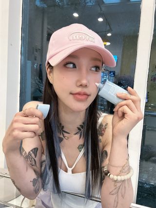 아이레시피 마일드 히알루로닉 모이스트 업 선스크린 SPF50+ PA++++ — 5점을 준 리뷰어가 2023년 6월 올린 사용 사진