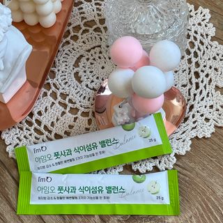 아임오 풋사과 식이섬유 밸런스 젤리 14포 — 5점을 준 리뷰어가 2021년 10월 올린 사용 사진