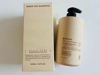 프리마인 더이상 뻣뻣하고 효과없는 탈모샴푸는 NO. 근본부터 케어하는 셀베이스 그린티샴푸(500ml) — 5점을 준 리뷰어가 2023년 4월 올린 사용 사진