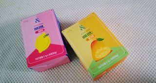 비타앤C 레몬맛, 망고맛 — 5점을 준 리뷰어가 2021년 5월 올린 사용 사진