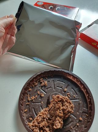 NISSIN 닛신 크리스피 초코 — 5점을 준 리뷰어가 2022년 12월 올린 사용 사진
