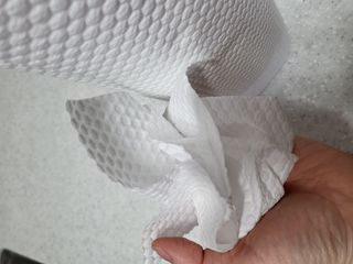 부직포나라 중금속유해물질ZERO 뜯어쓰는 주방 일회용수세미 60매 2매 — 5점을 준 리뷰어가 2022년 11월 올린 사용 사진