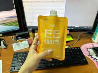 [덜다] 든든 식물성 단백질 쉐이크 40g X 7입 (곡물/딸기) — 5점을 준 리뷰어가 2023년 8월 올린 사용 사진