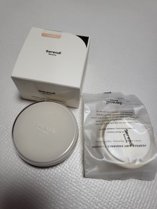 세렌디뷰티 퍼펙트 에어리 래디언스 쿠션 — 5점을 준 리뷰어가 2022년 1월 올린 사용 사진