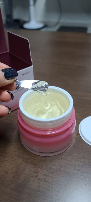 SOONWITH 바이오 수퍼 아쿠아 하이드로 젤 크림 — 5점을 준 리뷰어가 2021년 3월 올린 사용 사진