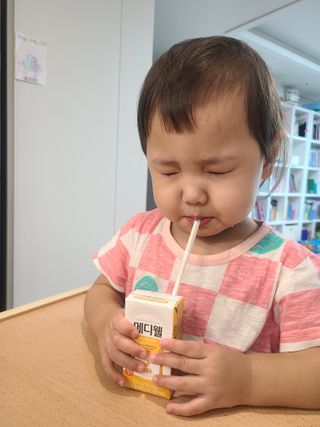 메디웰 페디아드링크 미니 바나나맛 — 5점을 준 리뷰어가 2022년 9월 올린 사용 사진