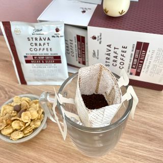 스트라바 햄프커피 드립백 디카페인 — 4점을 준 리뷰어가 2023년 5월 올린 사용 사진