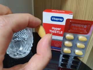 뉴트리션팩토리 비타프렙 하이퍼씨슬 밀크씨슬 900mg — 5점을 준 리뷰어가 2021년 8월 올린 사용 사진
