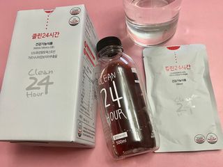 클린24시간 1BOX(5포) + 전용보틀(500ml) — 5점을 준 리뷰어가 2022년 9월 올린 사용 사진
