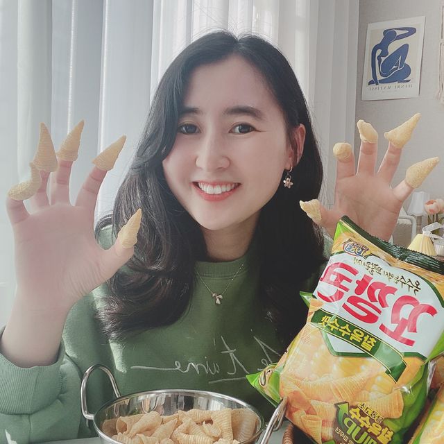 꼬깔콘 찰옥수수맛 리뷰 사진