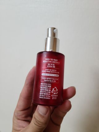 레드투래드 센서티브 어메이징 앰플 30ml — 4점을 준 리뷰어가 2021년 9월 올린 사용 사진