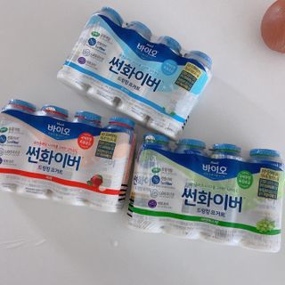 LIVE 매일바이오 썬화이버 드링킹 요거트 — 5점을 준 리뷰어가 2022년 8월 올린 사용 사진