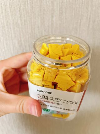 페페로니 진짜 프리바이오틱스 치즈+치즈고구마 180g+180g — 5점을 준 리뷰어가 2021년 7월 올린 사용 사진