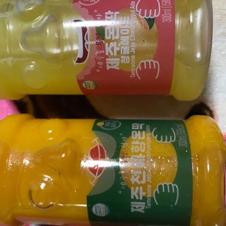 탐라원 제주의 맛, 몬딱주스 4종세트 - 한라봉몬딱주스, 천혜향몬딱주스, 청귤에이드, 당근몬딱주스 — 5점을 준 리뷰어가 2021년 7월 올린 사용 사진