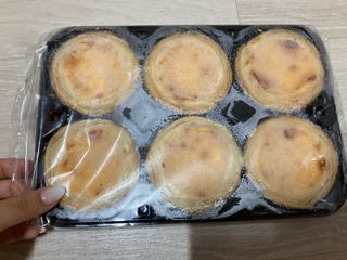 디앙뜨 포르투갈 에그타르트 오리지널 맛+패션후르츠+초콜릿타르트 맛 중 택1 — 5점을 준 리뷰어가 2021년 7월 올린 사용 사진