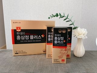 서울약사신협_투데이홍삼정플러스스틱_10g x 30포 — 5점을 준 리뷰어가 2021년 5월 올린 사용 사진