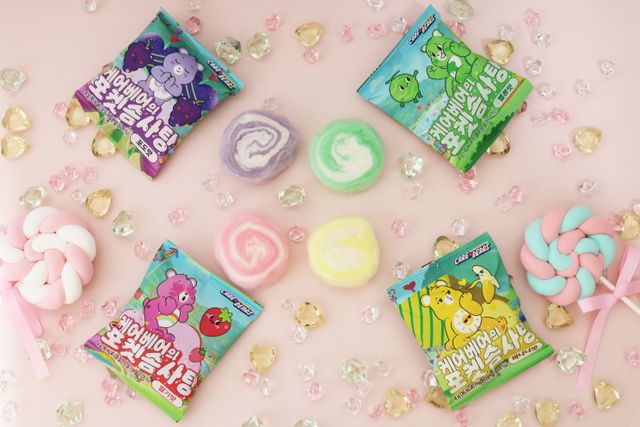 포켓솜사탕 4가지맛 🍓딸기🍈멜론🍌바나나🍇포도 (총 40봉) 리뷰 사진