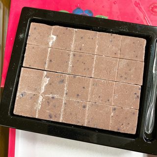 카카오 본연의 색을 간직하고있는 루비초콜릿과 블루베리의 만남, 카카올라 루비베리요거트생초콜릿 — 5점을 준 리뷰어가 2021년 10월 올린 사용 사진
