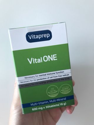 뉴트리션팩토리 비타프렙 바이탈원 종합비타민 멀티비타민 600mg — 4점을 준 리뷰어가 2021년 7월 올린 사용 사진