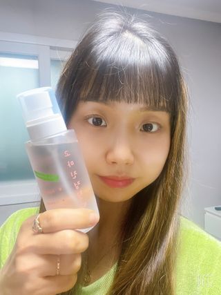 [시카앰플] 묘오한 고마진정할때 진정 스프레이 앰플 150ml — 5점을 준 리뷰어가 2021년 1월 올린 사용 사진