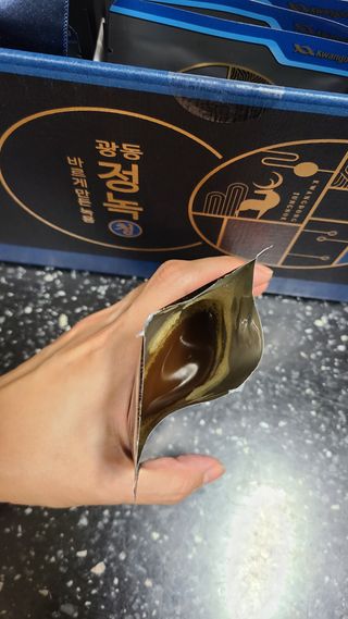 [광동생활건강] 광동정녹청 30포 — 5점을 준 리뷰어가 2021년 10월 올린 사용 사진