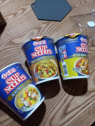 NISSIN 닛신 컵누들  4종 - 씨푸드오리지날, 씨푸드 스파이시, 씨푸드 커리, 씨푸드 XO소스 — 5점을 준 리뷰어가 2021년 12월 올린 사용 사진