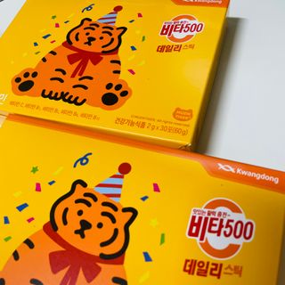 광동생활건강 [광동] 비타 500 데일리 스틱 VB, VC를 함유한 멀티비타민 30포+30포 — 5점을 준 리뷰어가 2022년 6월 올린 사용 사진