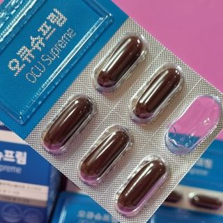 뉴트리션팩토리 비타프렙 오큐슈프림 루테인 오메가3 1050mg — 5점을 준 리뷰어가 2021년 6월 올린 사용 사진