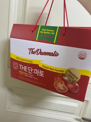 제이제이바이오 더단마토 프리미엄주스 100ml 30팩입 - 무설탕 스테비아 토마토즙 — 5점을 준 리뷰어가 2021년 11월 올린 사용 사진