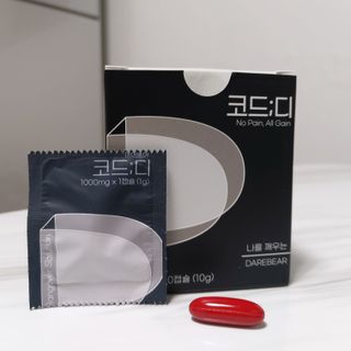 데어베어 [알쓰구원템] 숙취링거 성분을 담은 코드디 10개입 — 5점을 준 리뷰어가 2022년 5월 올린 사용 사진