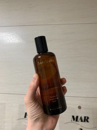 스킨큐어 산다화 비타민c 화이트닝 토너 150ml — 5점을 준 리뷰어가 2022년 2월 올린 사용 사진