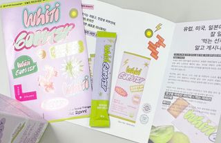 [1박스 구매평] 휘티부스터 데일리 샤인 스틱 선&브라이트닝 케어 이너뷰티 — 5점을 준 리뷰어가 2025년 9월 올린 사용 사진
