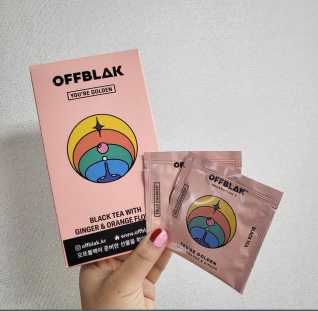[오프블랙] 아침을 상큼하게 시작하는 에너지티! 유아골든 블렌딩홍차 12T 리뷰 사진