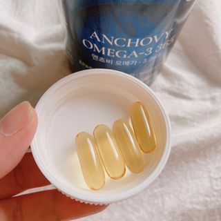 서울약사신협 Finepick_오메가365_1020mg x 365캡슐 — 3점을 준 리뷰어가 2021년 4월 올린 사용 사진